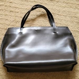 Furla black small satchel